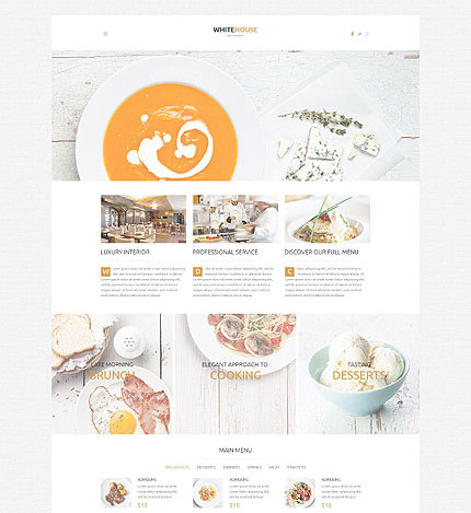 Дизайн кулинарного сайта