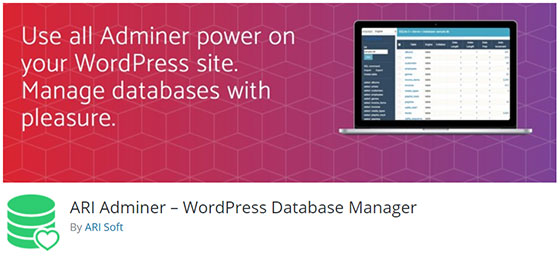 ARI Adminer – WordPress Database Manager