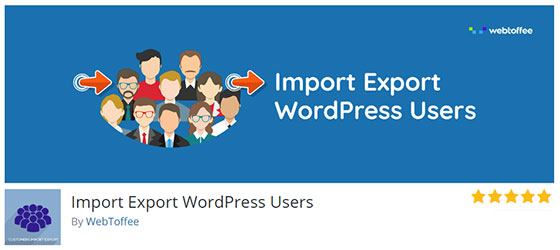 Плагин Import Export WordPress Users 