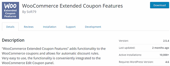 Плагин WooCommerce Extended Coupon Features