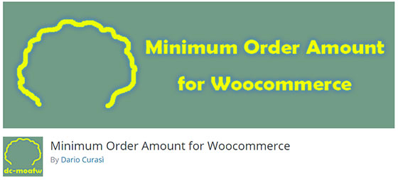 Minimum Order Amount for Woocommerce 