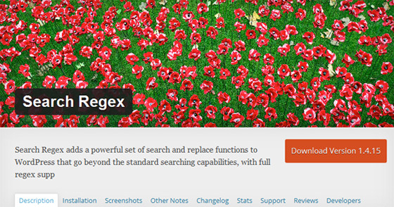 Плагин Search Regex