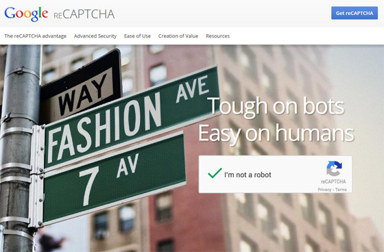 Сервис Google Captcha (reCAPTCHA)