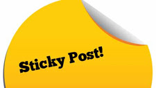 sticky post