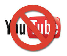 запрет youtube